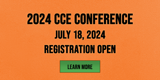 2024 CCE Conference - Save the Date – July 18, 2024